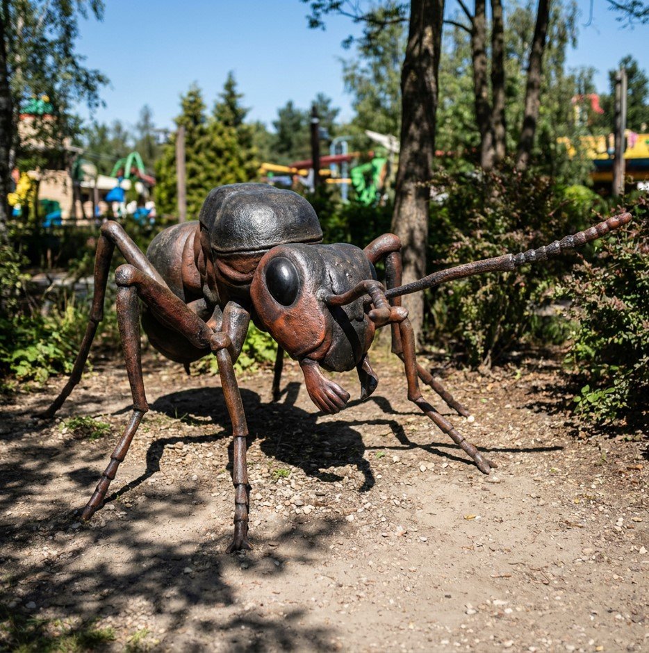 Gigantyczna figura Mrówka do ścieżki edukacyjnej i ZOO 240cm