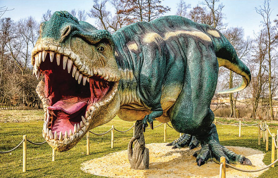 T Rex Gigantyczna figura, figury dinozaurów, dinozaury fiberglass, parki tematyczne, zamówienia publiczne, ekspozycje i wystawy